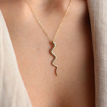 Load image into Gallery viewer, Snake Pendant Necklace