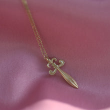 Load image into Gallery viewer, 3D Fleur de Lys Pendant Necklace
