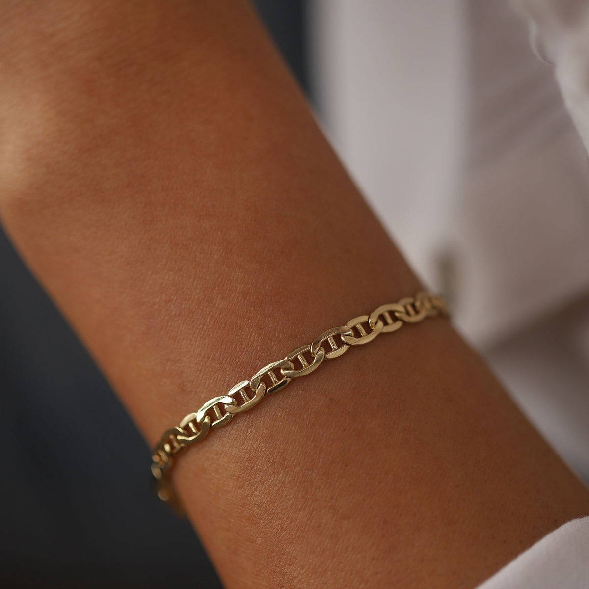 【MISSOMA】18KYGプレート Mariner チェーンブレスレット ☆お買い得☆【MISSOMA】18k ダブルチェーンブレスレット セット