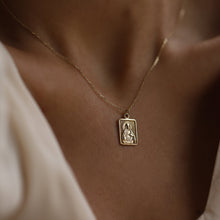 Load image into Gallery viewer, Textured Virgin Mary Necklace