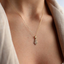 Load image into Gallery viewer, Mini Hamsa Necklace