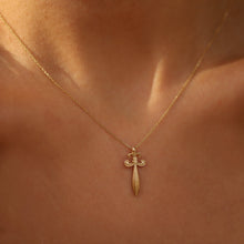 Load image into Gallery viewer, 3D Fleur de Lys Pendant Necklace