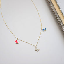 Load image into Gallery viewer, Trio-Butterfly Necklace