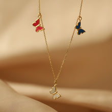 Load image into Gallery viewer, Trio-Butterfly Necklace