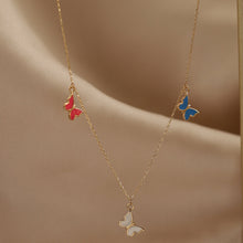 Load image into Gallery viewer, Trio-Butterfly Necklace