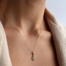 Load image into Gallery viewer, Mini Hamsa Necklace