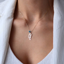 Load image into Gallery viewer, Gold Angel Wing Necklace
