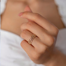 Load image into Gallery viewer, Vienna Chain Gold Ring