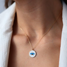 Load image into Gallery viewer, Colorful Egyptian Eye Necklace