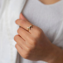 Load image into Gallery viewer, Gold Horse Ring