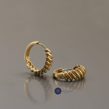 Load image into Gallery viewer, Croissant Hoop Earrings