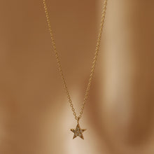 Load image into Gallery viewer, Diamond Mini Star Pendant Necklace