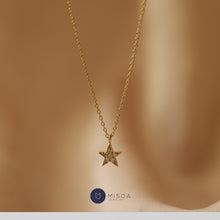 Load image into Gallery viewer, Diamond Mini Star Pendant Necklace