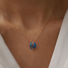 Load image into Gallery viewer, Blue Elephant Necklace