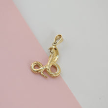 Load image into Gallery viewer, Gold Cobra Pendant Necklace