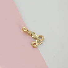 Load image into Gallery viewer, Gold Cobra Pendant Necklace
