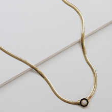 Load image into Gallery viewer, Herringbone Cz Diamond Chain Necklace