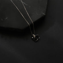Load image into Gallery viewer, Black Elephant Necklace