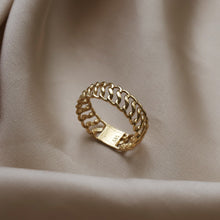 Load image into Gallery viewer, Vienna Chain Gold Ring