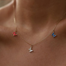 Load image into Gallery viewer, Trio-Butterfly Necklace