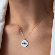 Load image into Gallery viewer, Colorful Egyptian Eye Necklace