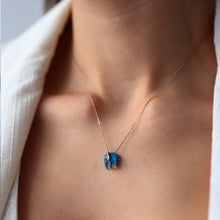 Load image into Gallery viewer, Blue Elephant Necklace