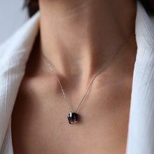 Load image into Gallery viewer, Black Elephant Necklace