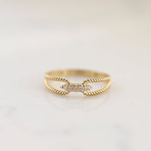 Load image into Gallery viewer, Double Stranded Diamond Ring