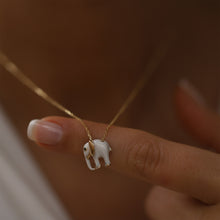 Load image into Gallery viewer, White Elephant Necklace