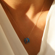 Load image into Gallery viewer, Blue Elephant Necklace