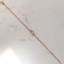 Load image into Gallery viewer, Dainty Evil Eye Chain Bracelet