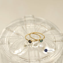 Load image into Gallery viewer, Large Evil Eye Ring