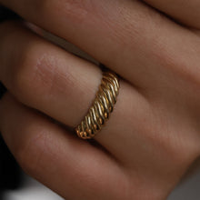 Load image into Gallery viewer, Large Croissant Dome Ring