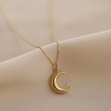 Load image into Gallery viewer, Gold Mini Crescent Necklace