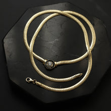 Load image into Gallery viewer, Herringbone Cz Diamond Chain Necklace