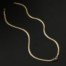 Load image into Gallery viewer, Herringbone Cz Diamond Chain Necklace