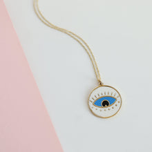 Load image into Gallery viewer, Colorful Egyptian Eye Necklace
