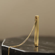 Load image into Gallery viewer, Long 3D Bar Necklace