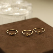 Load image into Gallery viewer, Dainty Gold Knot Ring