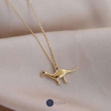 Load image into Gallery viewer, Dinosaur Pendant Necklace
