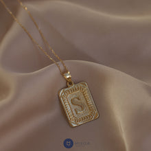 Load image into Gallery viewer, Retro Initial Necklace