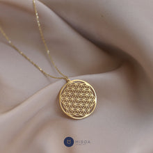Load image into Gallery viewer, Dainty Flower of Life Pendant Necklace