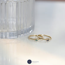Load image into Gallery viewer, Turquoise Eyelash Ring Ring