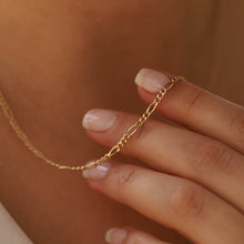 Load image into Gallery viewer, Thin Figaro Chain Necklace