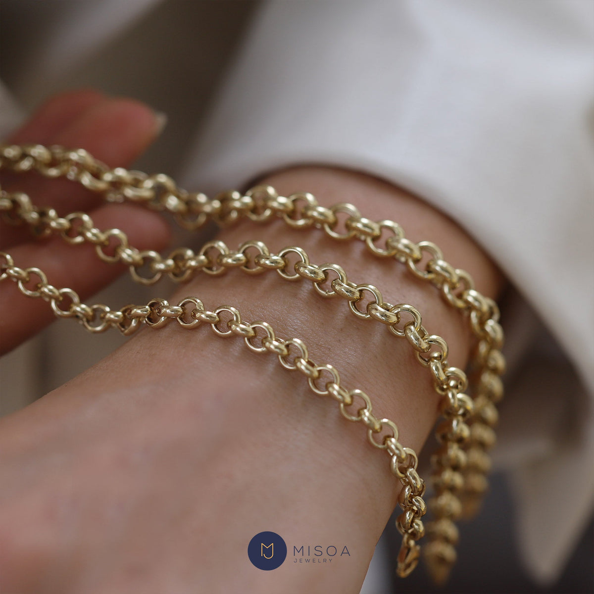Rolo Chain Bracelet – Misoa Jewelry