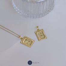 Load image into Gallery viewer, Retro Initial Necklace