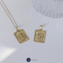 Load image into Gallery viewer, Retro Initial Necklace