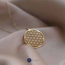 Load image into Gallery viewer, Dainty Flower of Life Pendant Necklace