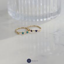 Load image into Gallery viewer, Heart and Star Ring