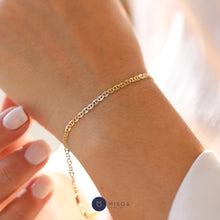 Load image into Gallery viewer, Thin Flat Mariner Chain Bracelet